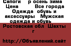 Сапоги 35 р.осень-зима  › Цена ­ 700 - Все города Одежда, обувь и аксессуары » Мужская одежда и обувь   . Ростовская обл.,Шахты г.